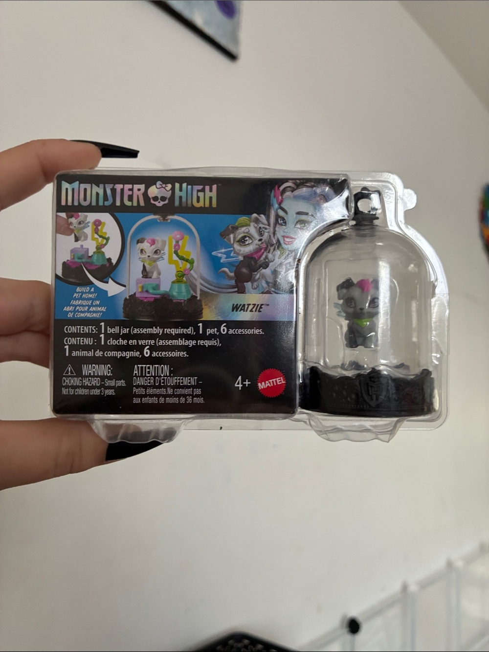 Monster High Watzie Mini Pet keychain NIB